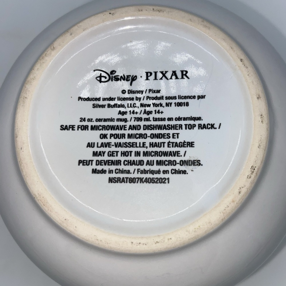 Ratatouille Disney Pixar Movie "Anyone Can Cook" Ceramic Soup Mug With Lid‎ EUC - Picture 4 of 10